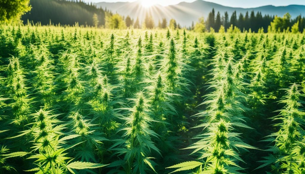Hemp field Hemp field